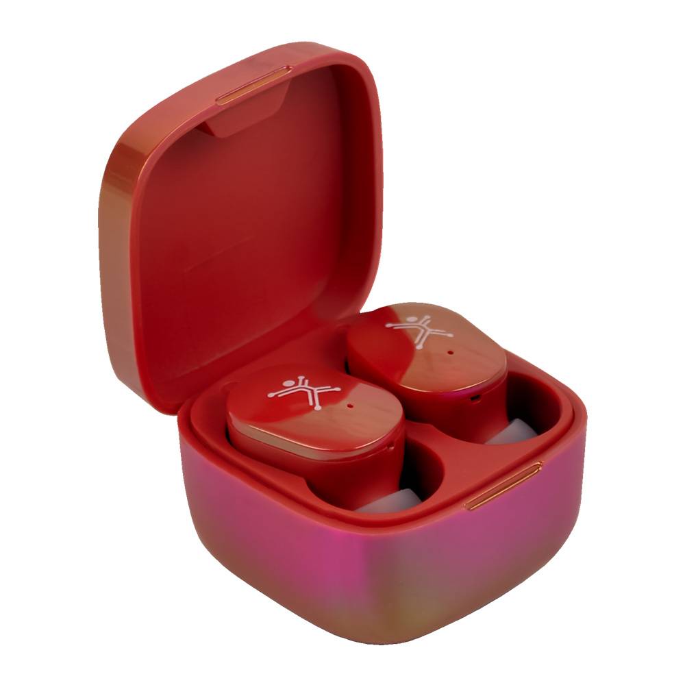 Audífonos TWS Mini PEARL Rojos PC-117247 - Audífonos TWS Mini PEARL Rojos PC-117247 -